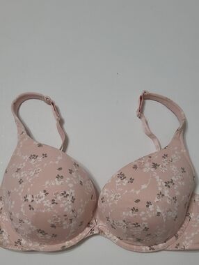 Cacique Pink Floral Boost Plunge Padded Bra size 40D